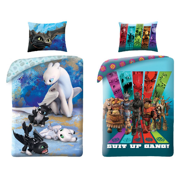 DreamWorks Dragons how to Train Your Dragon Children Bedding 140 X 200
