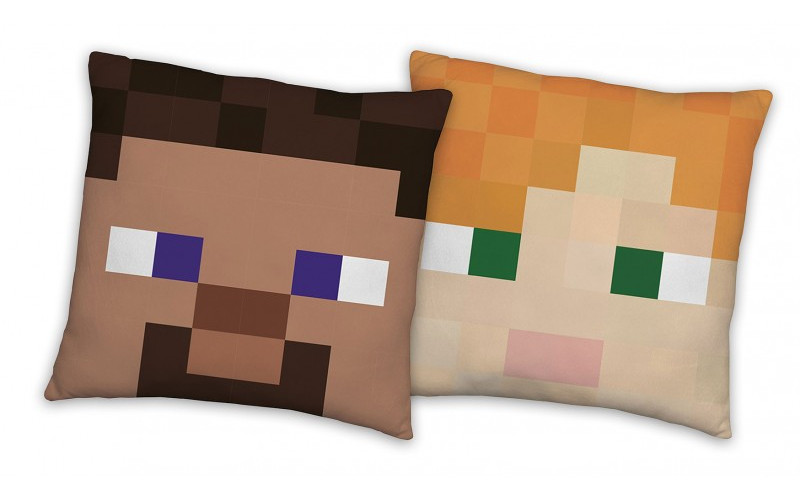 Minecraft Steve Alex Creeper Tnt Decorative Pillows Double 40x Side 40 