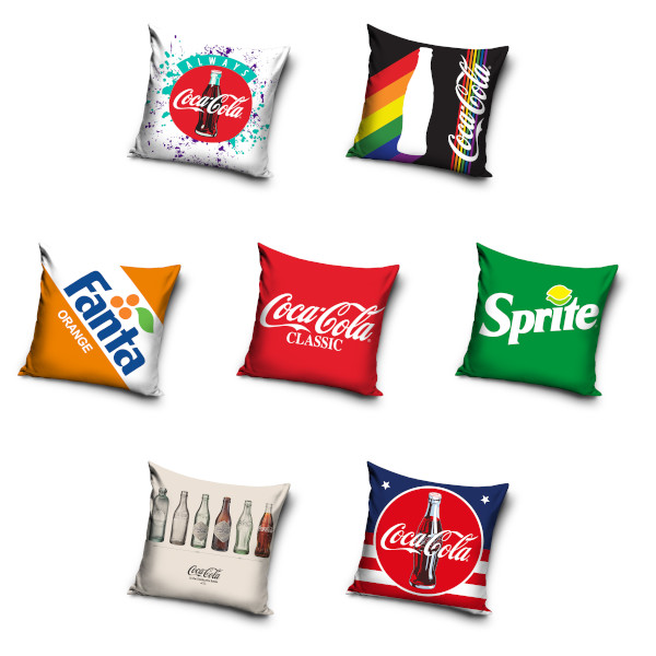 Coca Cola Fanta Sprite Taie D Oreiller Housse De Coussin 40x40 Cm Ebay
